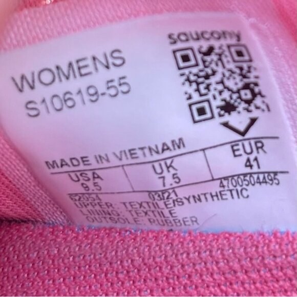 Saucony Womens Running Shoes Size 9.5 Kinvara 12 Lightweight Gym Athleisure - Picture 9 of 12